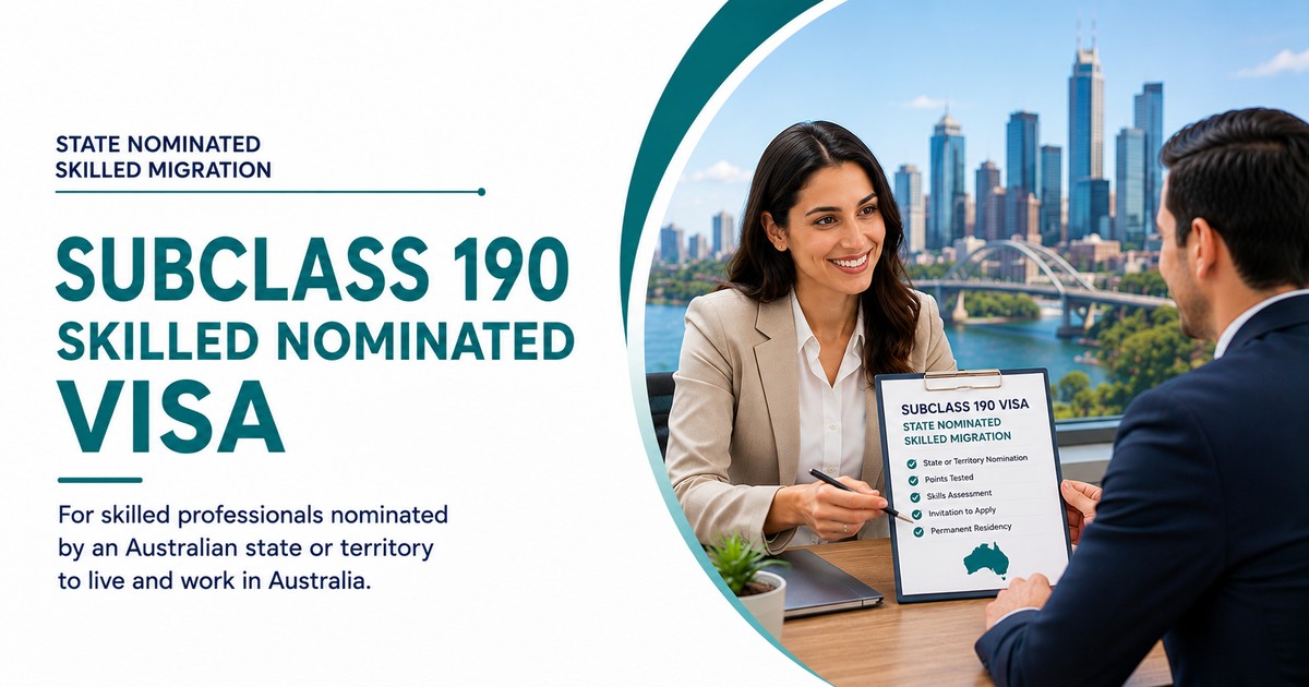 Subclass 190 Skilled Nominated visa