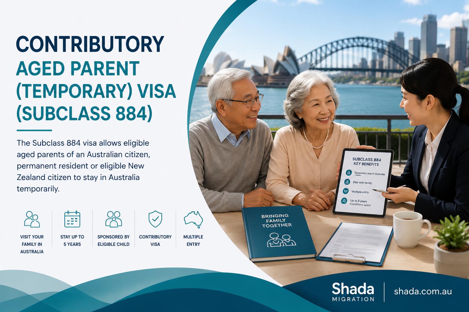 Contributory Aged Parent Temporary Visa Subclass 884 Australia